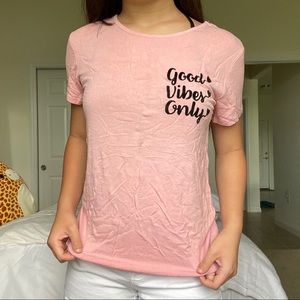 Pink Good Vibes T-shirt
